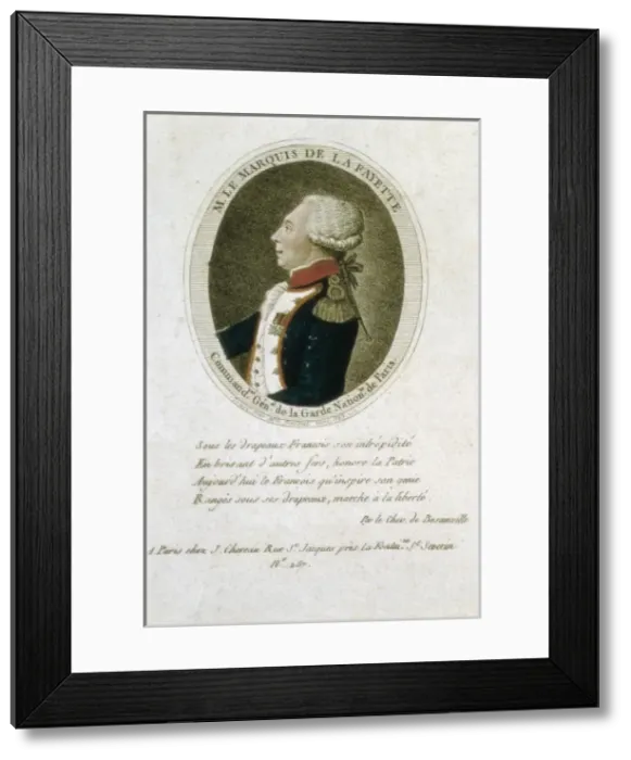 Framed Print : Lafayette, Marie Joseph Gilbert Motie Motier Framed Print : Lafayette, Marie Joseph Gilbert Motie Motier
