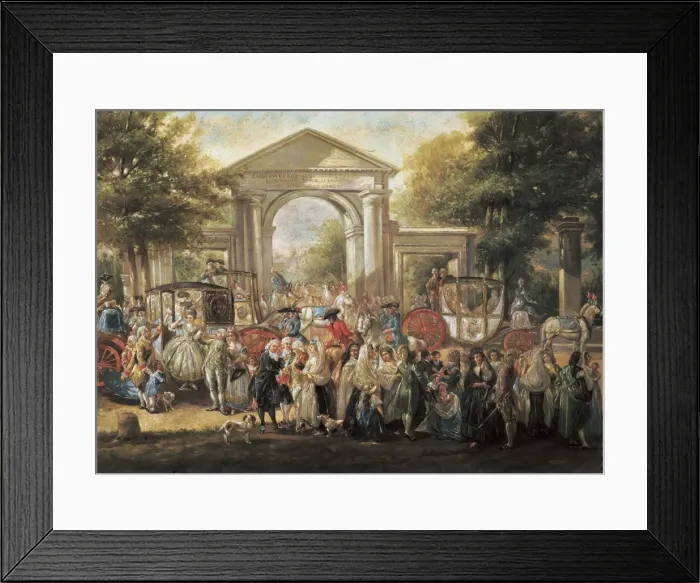 Framed Print : PARET y ALCAZAR, Luis (1746-1798). The Feast Framed Print : PARET y ALCAZAR, Luis (1746-1798). The Feast