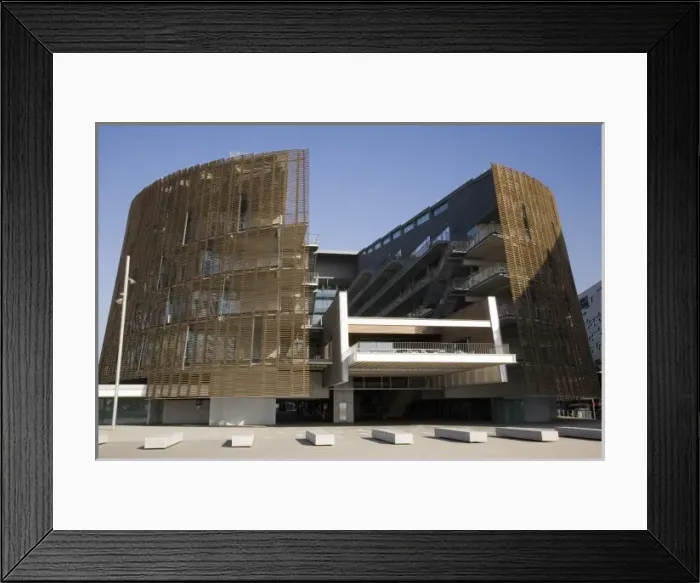 Framed Print : SPAIN. Barcelona. Biomedical Research Park (Parc Framed Print : SPAIN. Barcelona. Biomedical Research Park (Parc