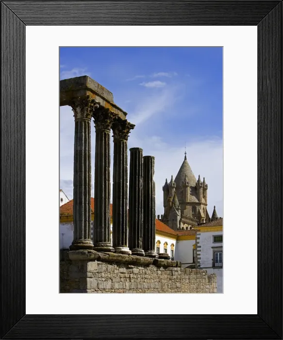Framed Print : PORTUGAL. Evora. Temple of Diana (2nd c. ). Roman Framed Print : PORTUGAL. Evora. Temple of Diana (2nd c. ). Roman