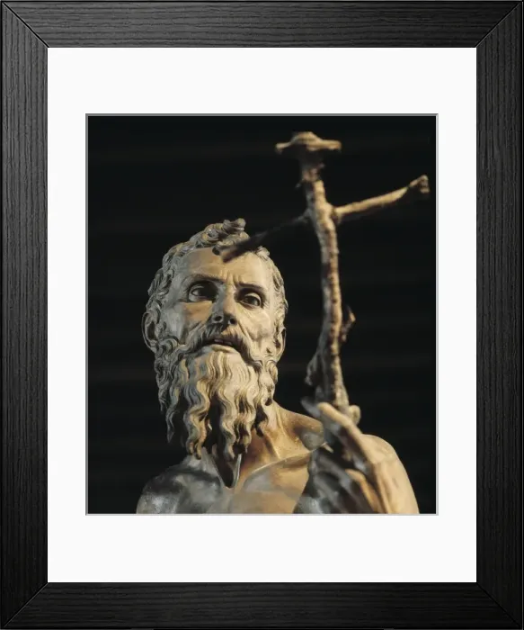 Framed Print : TORRIGIANO, Pietro (1472-1528). Saint Jerome