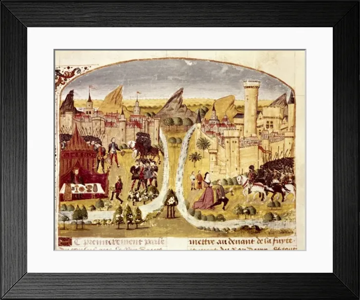 Framed Print : CURTIUS, Rufus Quintus (1st century). The history Framed Print : CURTIUS, Rufus Quintus (1st century). The history