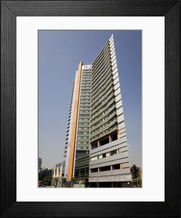 Framed Print : SPAIN. Barcelona. Princess Hotel. Architect
