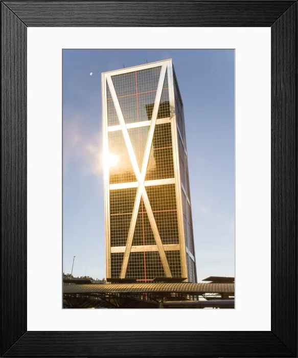 Framed Print : SPAIN. Madrid. Gate of Europe or Kio Towers (1996)