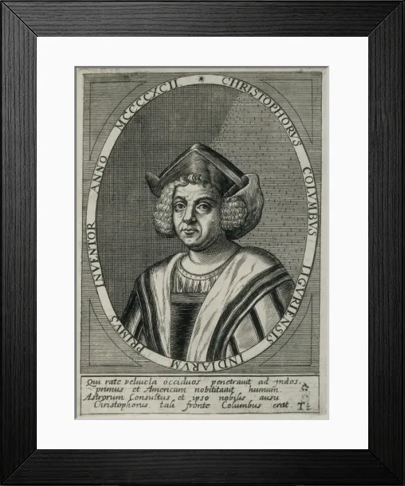 Framed Print : COLUMBUS, ChrIstopher (1451-1506). Sailor Framed Print : COLUMBUS, ChrIstopher (1451-1506). Sailor