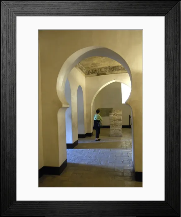 Framed Print : Aljaferia Palace. 11th c. SPAIN. Zaragoza. La Framed Print : Aljaferia Palace. 11th c. SPAIN. Zaragoza. La