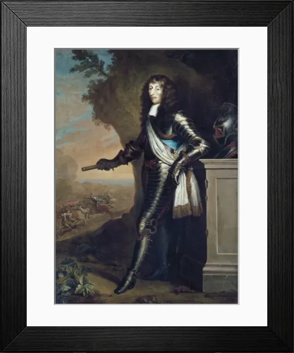 Framed Print : Louis de Bourbon, Prince of Conde also called Framed Print : Louis de Bourbon, Prince of Conde also called