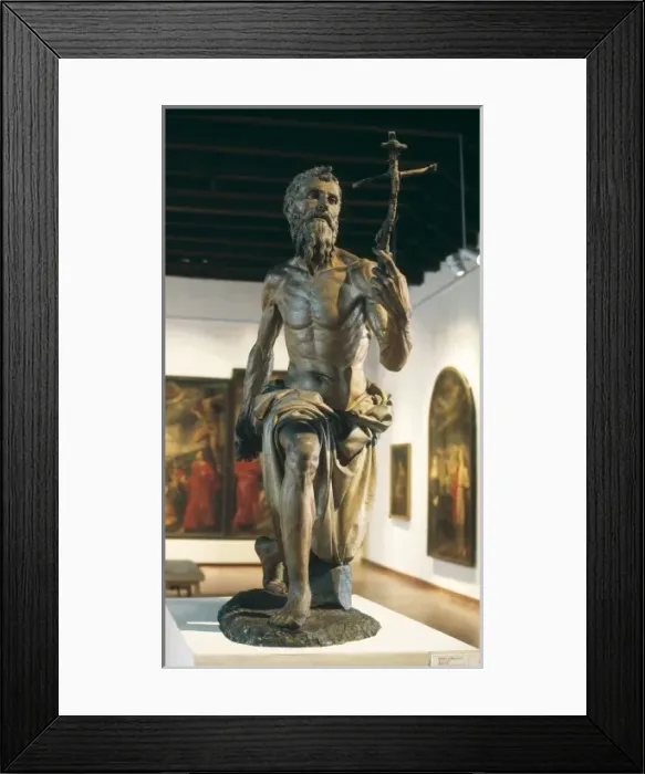 Framed Print : TORRIGIANO, Pietro (1472-1528). Saint Jerome