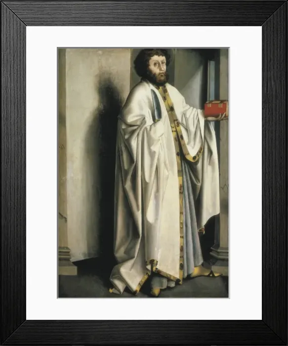 Framed Print : Witz, Konrad (1400-1445). Saint Bartholomew Framed Print : Witz, Konrad (1400-1445). Saint Bartholomew