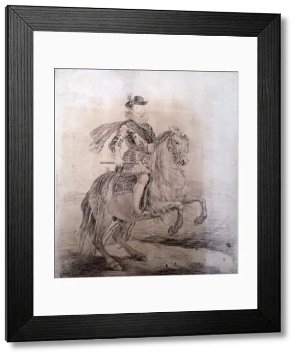 Framed Print : GOYA Y LUCIENTES, Francisco de (1746-1828). Equestrian Framed Print : GOYA Y LUCIENTES, Francisco de (1746-1828). Equestrian