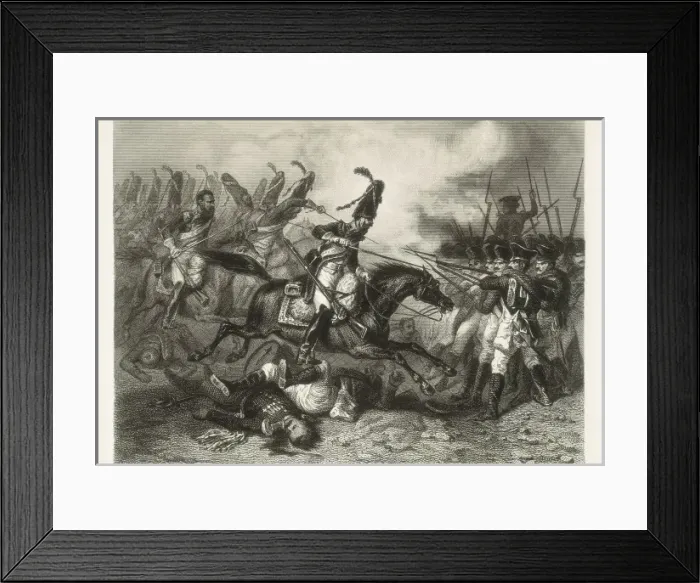 Framed Print : Dragoons of the Spanish army in Nancis. Litography Framed Print : Dragoons of the Spanish army in Nancis. Litography