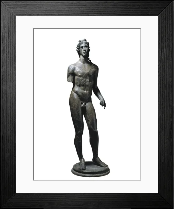 Framed Print : Apollo of Tiermes. 1st c. Roman art. Early Empire Framed Print : Apollo of Tiermes. 1st c. Roman art. Early Empire