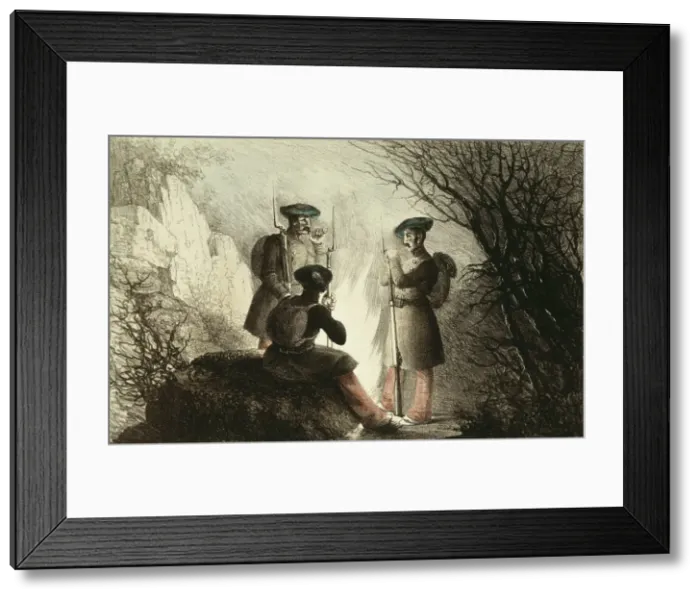 Framed Print : Spain (19th c. ). Carlist Wars. Biscaine Infantry Framed Print : Spain (19th c. ). Carlist Wars. Biscaine Infantry