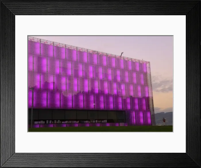 Framed Print : AUSTRIA. Linz. Lentos Art Museum. Lentos Museum