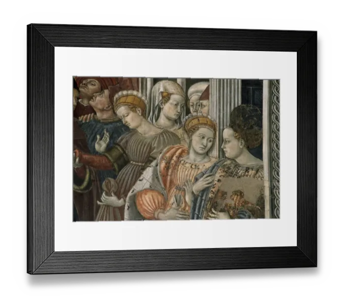 Framed Print : DOMENICO DI BARTOLO (1400-1447). Marriage of Framed Print : DOMENICO DI BARTOLO (1400-1447). Marriage of