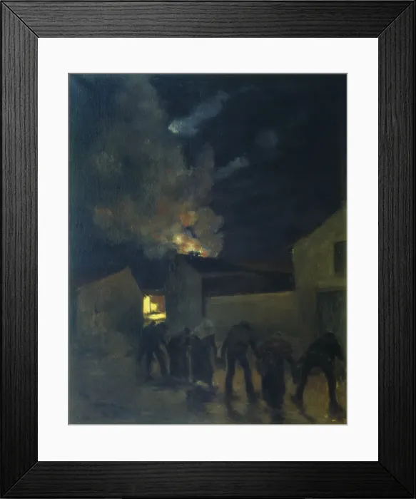 Framed Print : BASTIEN-LEPAGE, Jules (1848-1884). The Chain Framed Print : BASTIEN-LEPAGE, Jules (1848-1884). The Chain