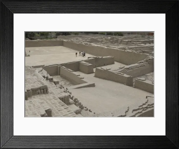 Framed Print : PERU. Lima. Huaca Pucllana. Huaca Pucllana Archaeological Framed Print : PERU. Lima. Huaca Pucllana. Huaca Pucllana Archaeological