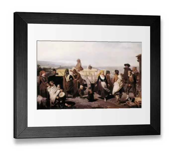 Framed Print : DOMINGUEZ BECQUER, Valeriano (1834-1870). Sorian Framed Print : DOMINGUEZ BECQUER, Valeriano (1834-1870). Sorian
