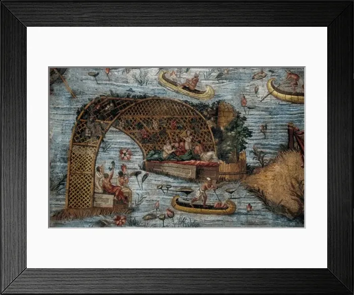 Framed Print : Barberini Mosaic or Nile Mosaic. 1st-2nd c. Lower Framed Print : Barberini Mosaic or Nile Mosaic. 1st-2nd c. Lower