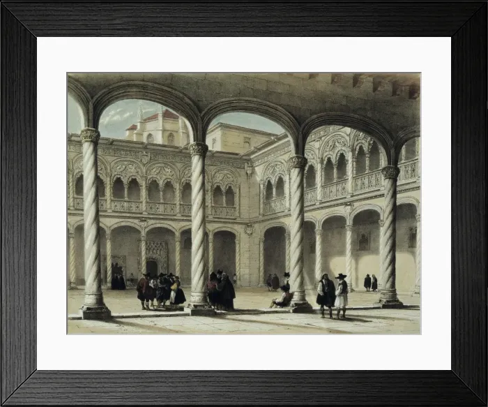 Framed Print : PEREZ VILLaMIL, Jenaro (1807-1854). Espa񡠡rt&#xdcf4ica
