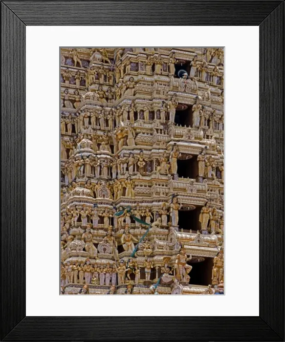 Framed Print : SRI LANKA. Matale. Hindu Temple of Sri Muthumariamman Framed Print : SRI LANKA. Matale. Hindu Temple of Sri Muthumariamman