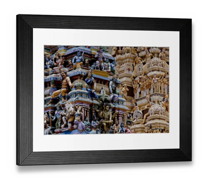 Framed Print : SRI LANKA. Matale. Hindu Temple of Sri Muthumariamman Framed Print : SRI LANKA. Matale. Hindu Temple of Sri Muthumariamman