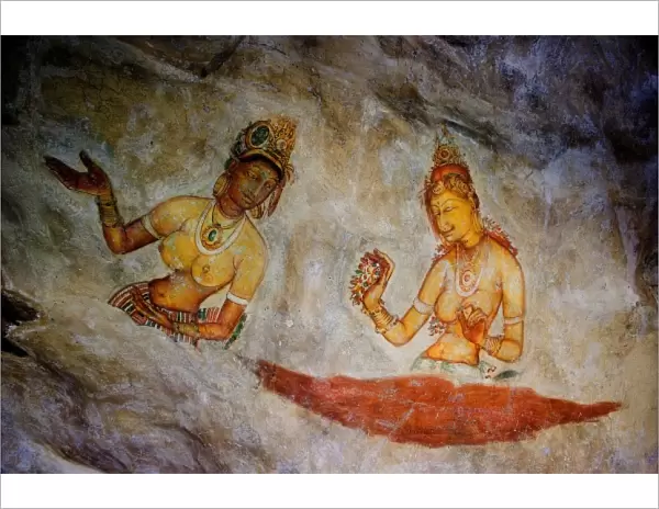 Maidens among clouds. 5th c. SRI LANKA. Sigiriya
