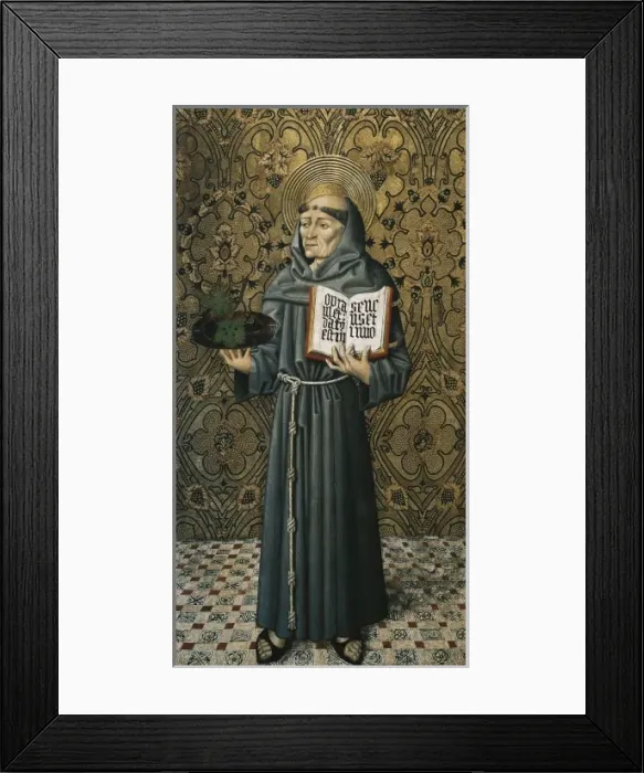 Framed Print : Saint Anthony of Padua. 15th c. Valencian school Framed Print : Saint Anthony of Padua. 15th c. Valencian school