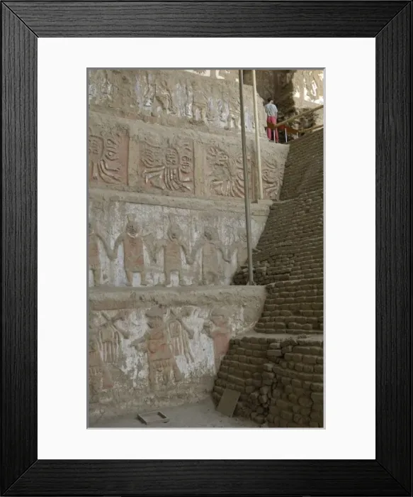 Framed Print : PERU. Trujillo. Huaca de la Luna. Huaca de la Framed Print : PERU. Trujillo. Huaca de la Luna. Huaca de la