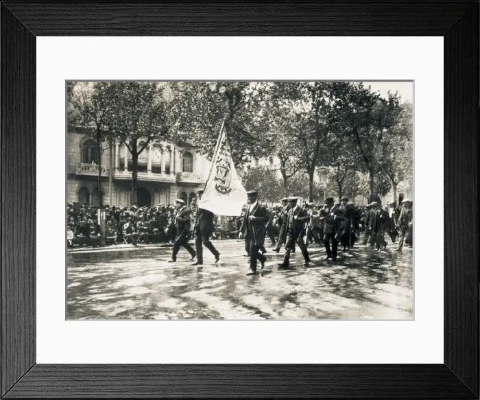 Framed Print : SPAIN. Barcelona. Spain (1925). Primo de Rivera s Framed Print : SPAIN. Barcelona. Spain (1925). Primo de Rivera s