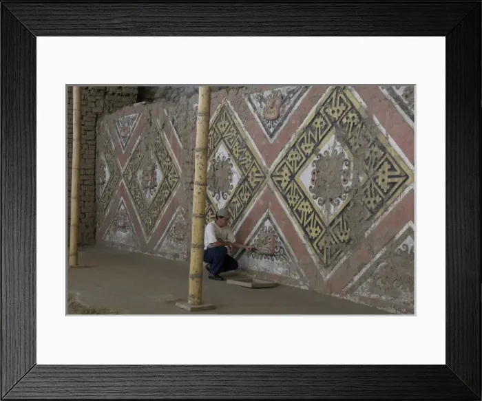 Framed Print : PERU. Trujillo. Huaca de la Luna. Huaca de la Framed Print : PERU. Trujillo. Huaca de la Luna. Huaca de la