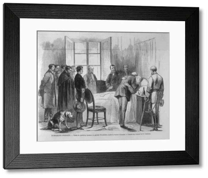 Framed Print : SERRANO Y DOMINGUEZ, Francisco (1810-1885). Spanish Framed Print : SERRANO Y DOMINGUEZ, Francisco (1810-1885). Spanish