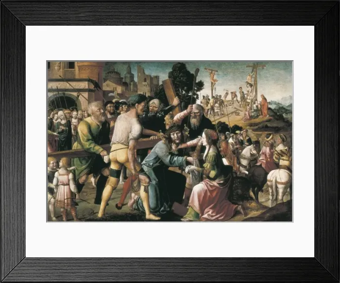 Framed Print : ORLEY, Bernard van (1488-1542). Road to Calvary Framed Print : ORLEY, Bernard van (1488-1542). Road to Calvary