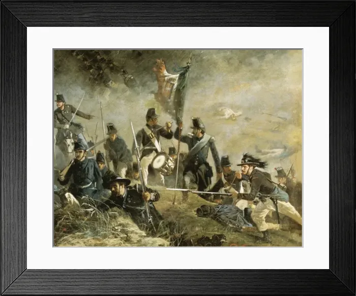 Framed Print : Second Italian War of Independence. Battle of Framed Print : Second Italian War of Independence. Battle of