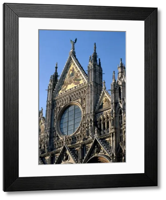 Framed Print : Duomo di Siena. 1150-1380. ITALY. Siena. Cathedral Framed Print : Duomo di Siena. 1150-1380. ITALY. Siena. Cathedral