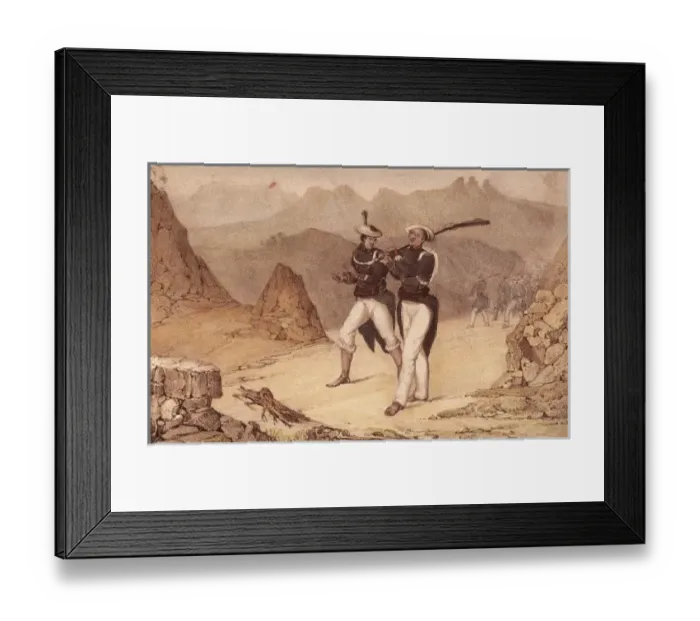 Framed Print : Spain. Carlist Wars. Batallions of Mora. Picture Framed Print : Spain. Carlist Wars. Batallions of Mora. Picture