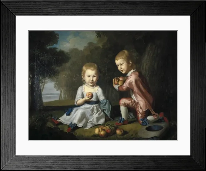 Framed Print : Stewart kids, 1775. Children of Anthony Stewart Framed Print : Stewart kids, 1775. Children of Anthony Stewart