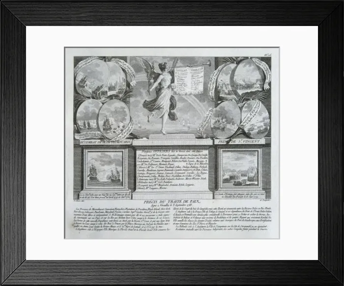 Framed Print : United States (s. XVIII). Guerra de Independencia Framed Print : United States (s. XVIII). Guerra de Independencia