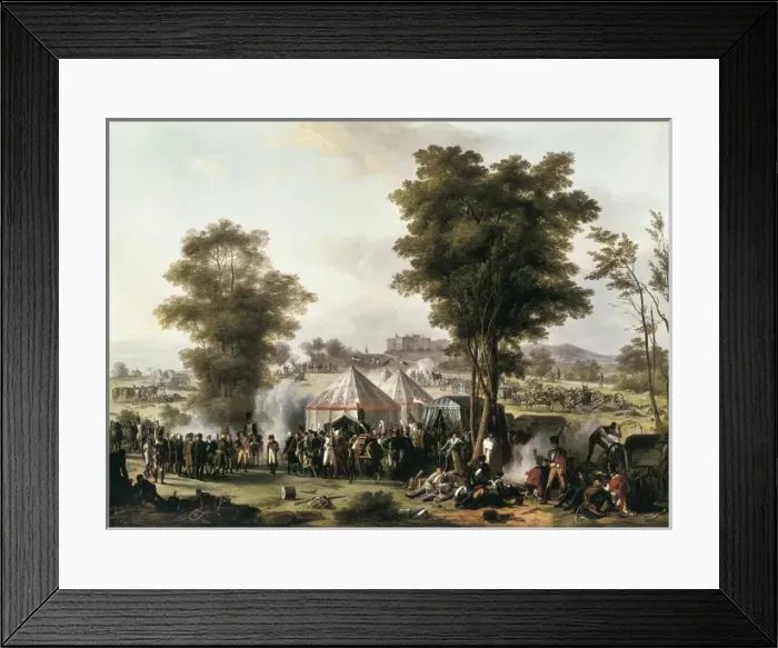 Framed Print : MONGIN, Antoine Pierre (1761-1827). Bivouac of