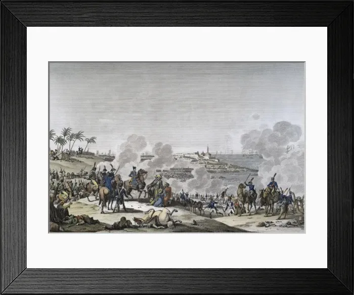 Framed Print : Battle of Aboukir (25th July 1799). Napoleon Framed Print : Battle of Aboukir (25th July 1799). Napoleon