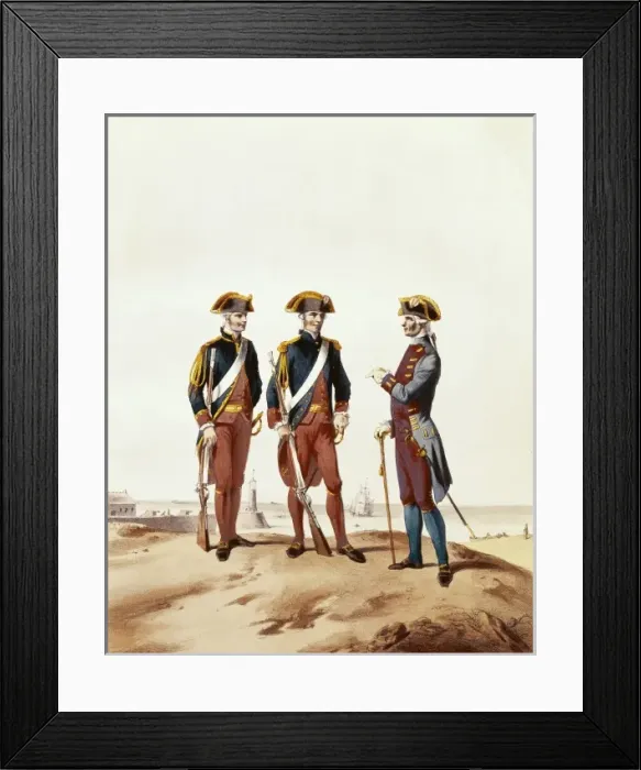 Framed Print : France (18th c. ). Royal Navy. Pavilion Guard Framed Print : France (18th c. ). Royal Navy. Pavilion Guard