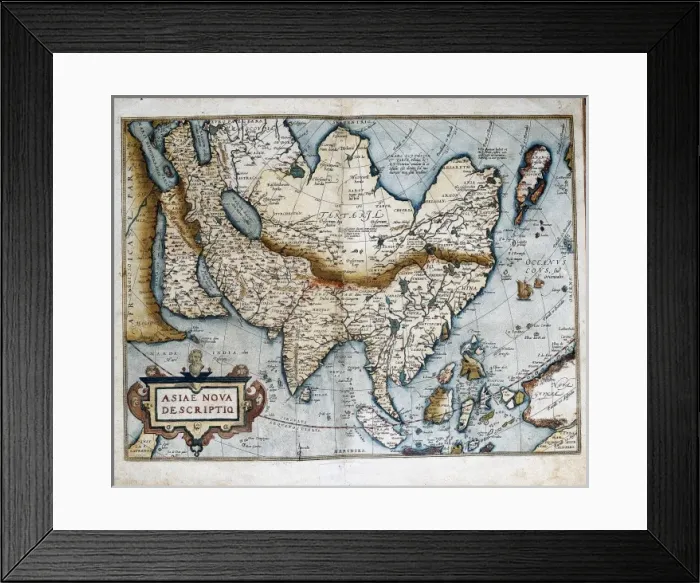 Framed Print : ORTELIUS, Abraham (1527-1598). Theatrum Orbis Framed Print : ORTELIUS, Abraham (1527-1598). Theatrum Orbis