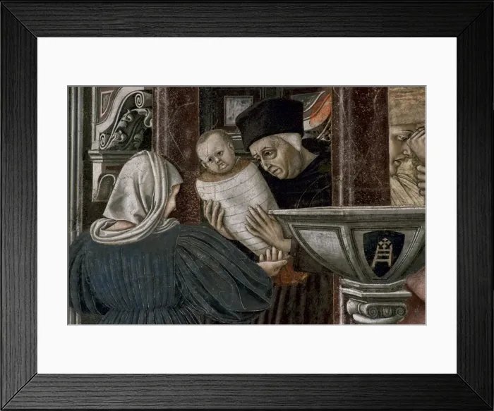 Framed Print : DOMENICO DI BARTOLO (1400-1447). Marriage of Framed Print : DOMENICO DI BARTOLO (1400-1447). Marriage of