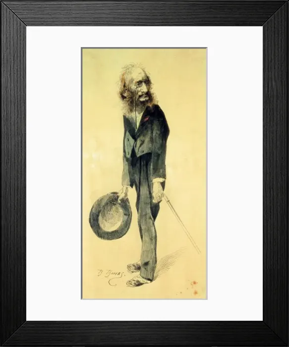Framed Print : OFFENBACH, Jacques (1819-1880). French composer Framed Print : OFFENBACH, Jacques (1819-1880). French composer