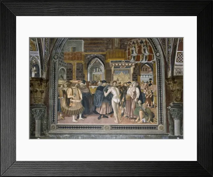 Framed Print : DOMENICO DI BARTOLO (1400-1447). Distribution Framed Print : DOMENICO DI BARTOLO (1400-1447). Distribution