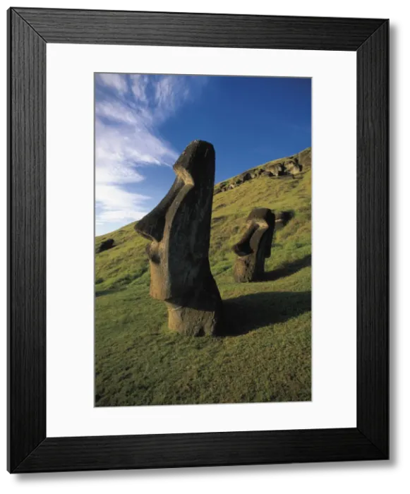 Framed Print : CHILE. VALPARAISO. Rano Raraku. Easter Island Framed Print : CHILE. VALPARAISO. Rano Raraku. Easter Island