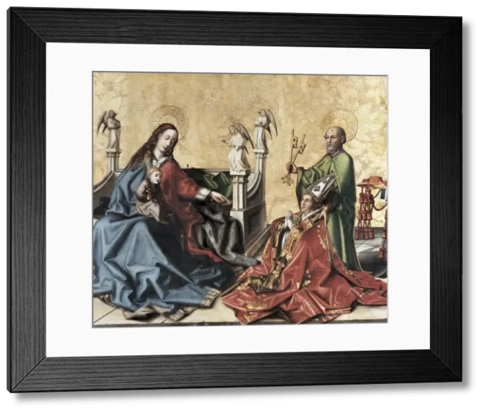 Framed Print : Witz, Konrad (1400-1445). The Presentation of Framed Print : Witz, Konrad (1400-1445). The Presentation of