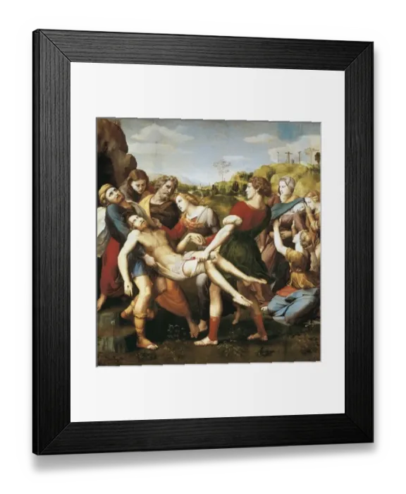 Framed Print : Raphael (1483-1520). The Deposition. 1507. Renaissance Framed Print : Raphael (1483-1520). The Deposition. 1507. Renaissance