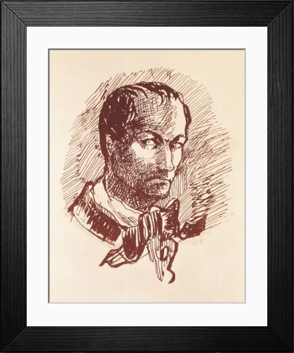Framed Print : BAUDELAIRE, Charles (1821-1867). French poet Framed Print : BAUDELAIRE, Charles (1821-1867). French poet