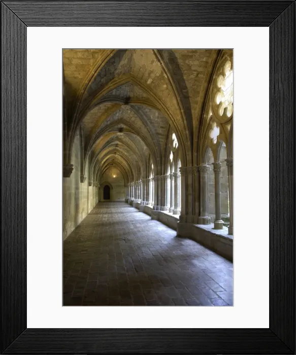 Framed Print : Monastery of Veruela. 1146. SPAIN. Vera de Moncayo Framed Print : Monastery of Veruela. 1146. SPAIN. Vera de Moncayo
